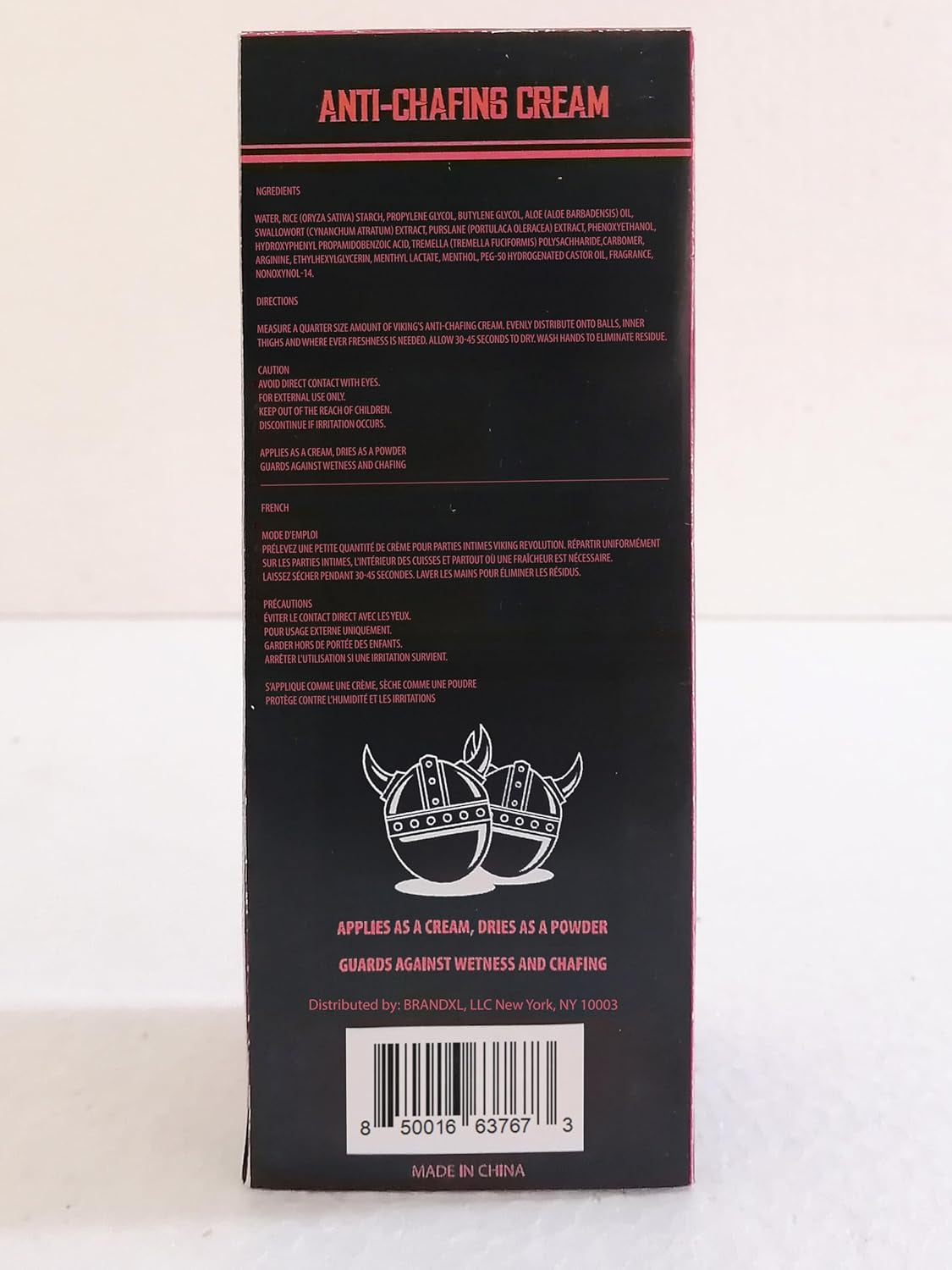 Balls Deodorant with Aloe Vera and Purslane - Groin and Crotch Anti-Chafing Cream for Men - Quick Drying, Talc-Free Ball Cream 3.4Oz