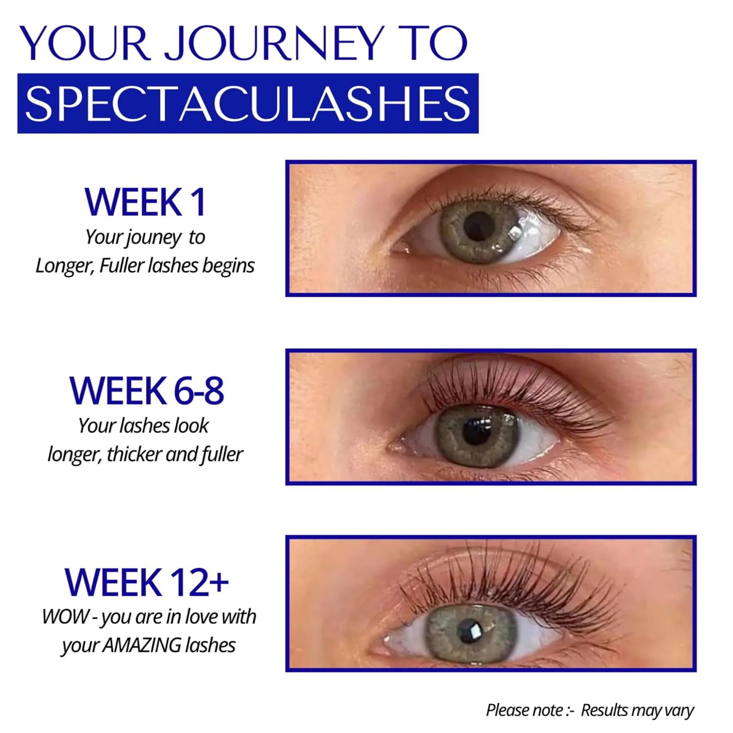 SPECTACULASH XL LASH SERUM for Eyelash Growth & Volume - Big Lashes Eyelash Growth Serum for Longer, Fuller, Natural Lashes - Suero Para Pestañas Crecimiento - Lash Conditioner & Boost -
