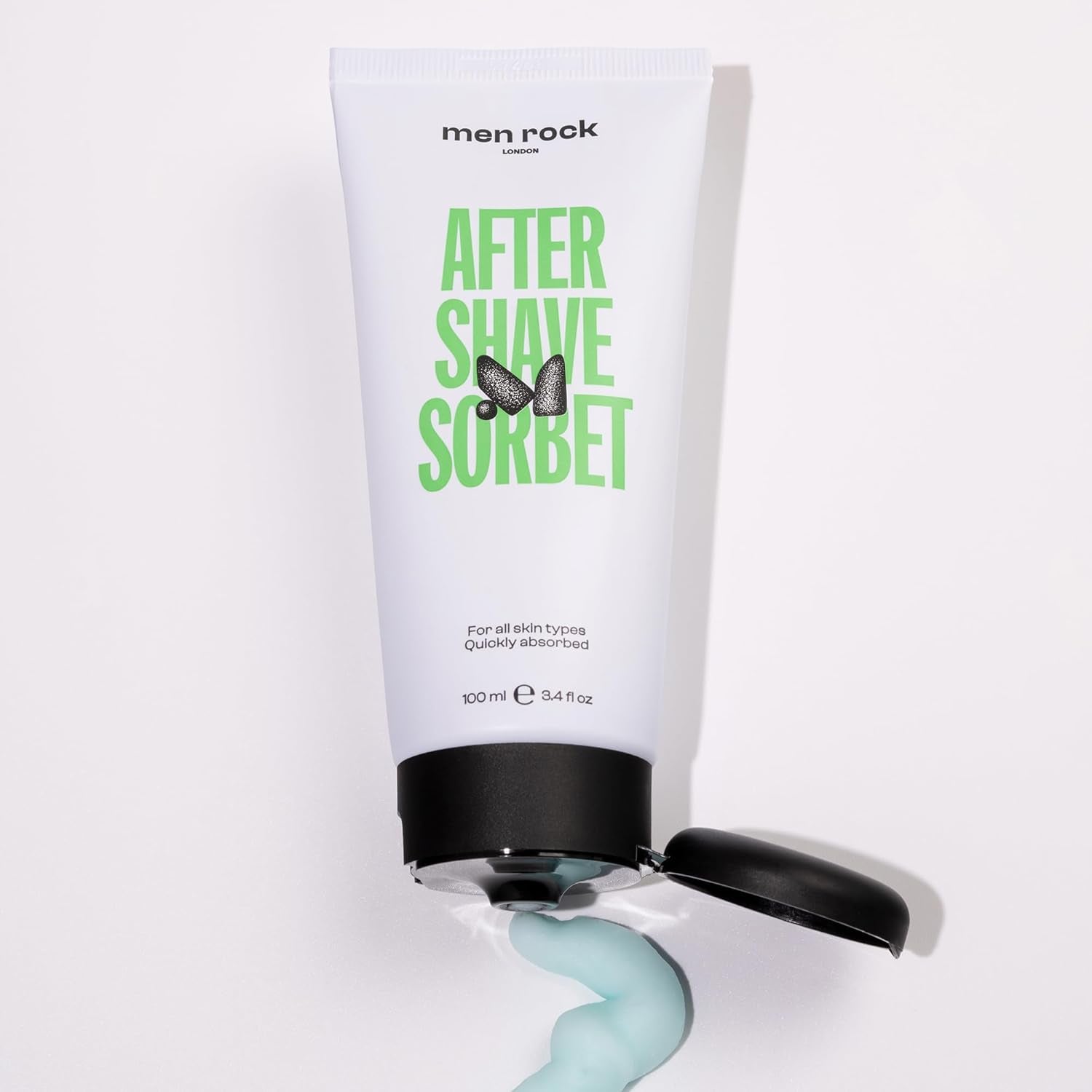 after Shave Sorbet - Face Moisturizer - Soothing Aftershave for Men - Mens Skincare Products - Post Shave Balm - Face Lotion - 3.4 Oz