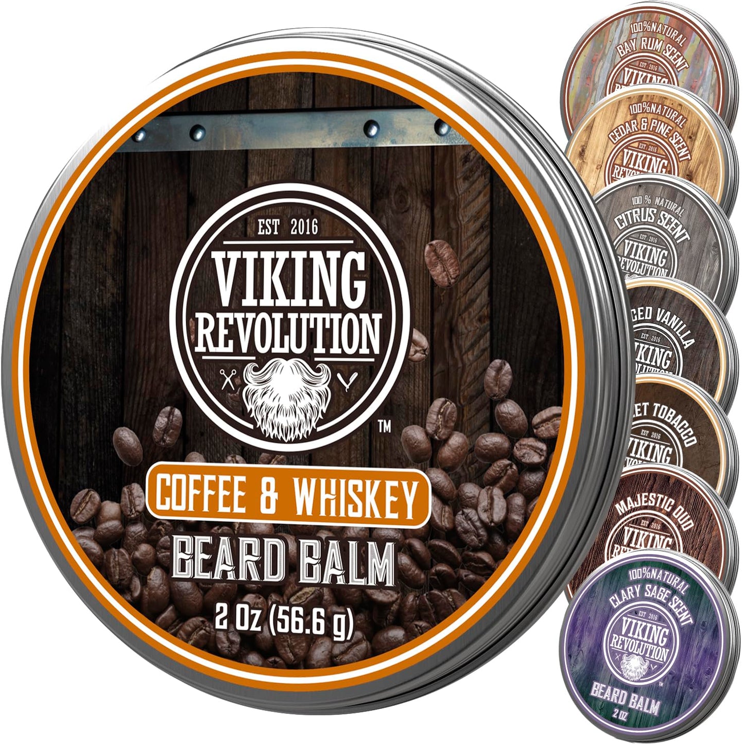 Spiced Vanilla Beard Balm – Moisturizing Beard Butter, 2 oz