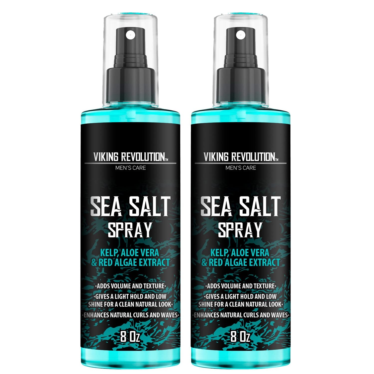 Sea Salt Spray for Hair Men - Hair Texturizing Spray with Kelp, Aloe Vera & Red