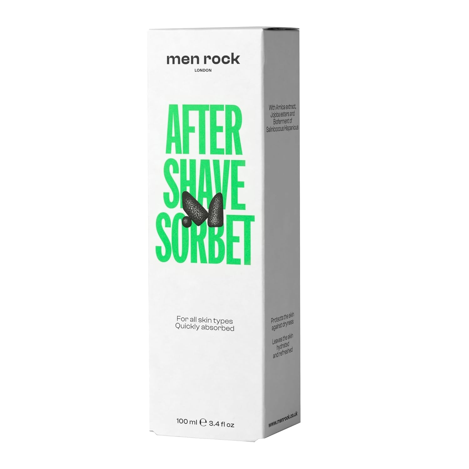 after Shave Sorbet - Face Moisturizer - Soothing Aftershave for Men - Mens Skincare Products - Post Shave Balm - Face Lotion - 3.4 Oz